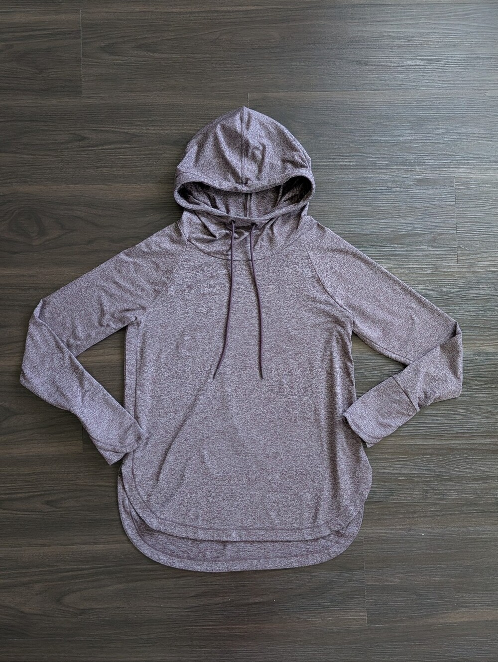 Athleta Heather Purple Uptempo Hoodie Pullover Athleisure Workout Gym Medium